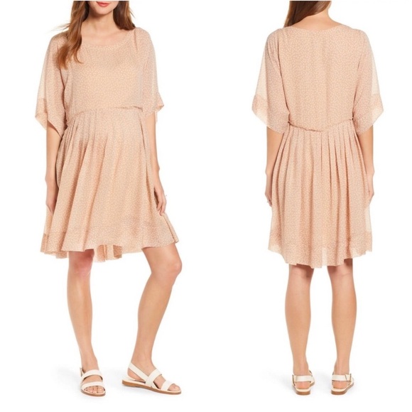 NWT Hatch The Lucia Dress in Blush Daisy Pink Size 0 - Picture 9 of 13